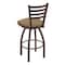 Holland Bar Stool Co 30" Swivel Bar Stool, Bronze Finish, Canter Sand Seat 41030BZ013 - alternate 2